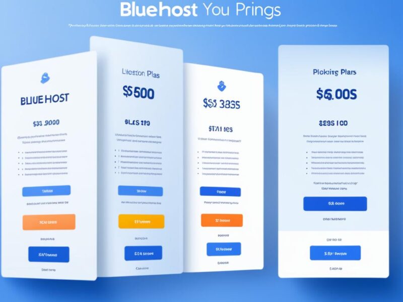 how much does bluehost cost